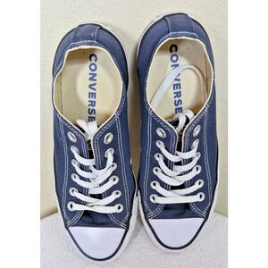 Converse CTAS Low Top Canvas Sneakers Navy Blue Women’s 7/Men’s 5